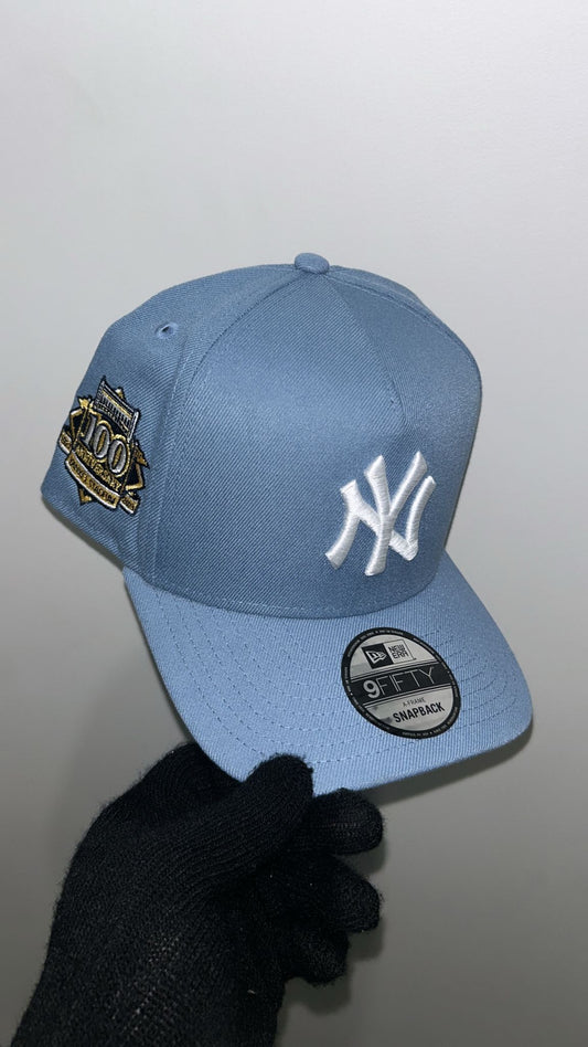 Jordan Legends Blues 11s and New Era Yankees 100 anniversarios